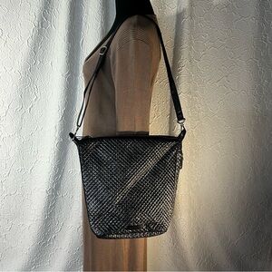 VERA BRADLEY- Dark Navy/Denim Distressed Look Shoulder/Crossbody Bag